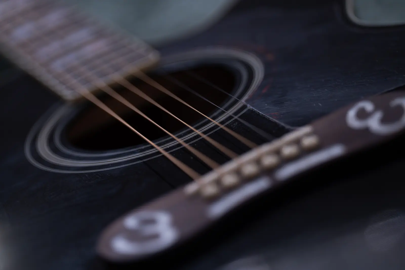 Musical instrument close-up with sharp focus