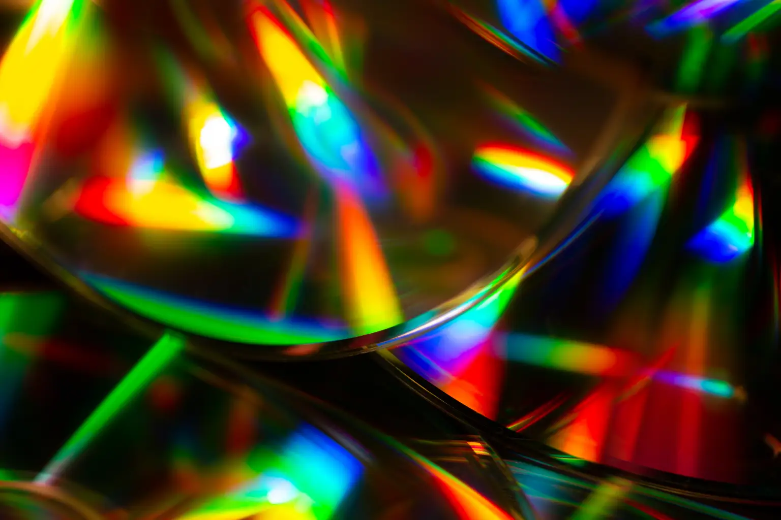Vinyl and reflected light in cinematic tones